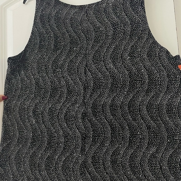 Vintage 1970s silver and black metallic two-piece - Picture 4 of 6